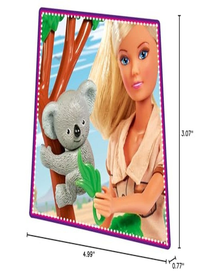 Steffi Love Simba Koala. Doll Takes Care of The Koala Family with Climbing Tree, Food and Water Bottle - Image 5